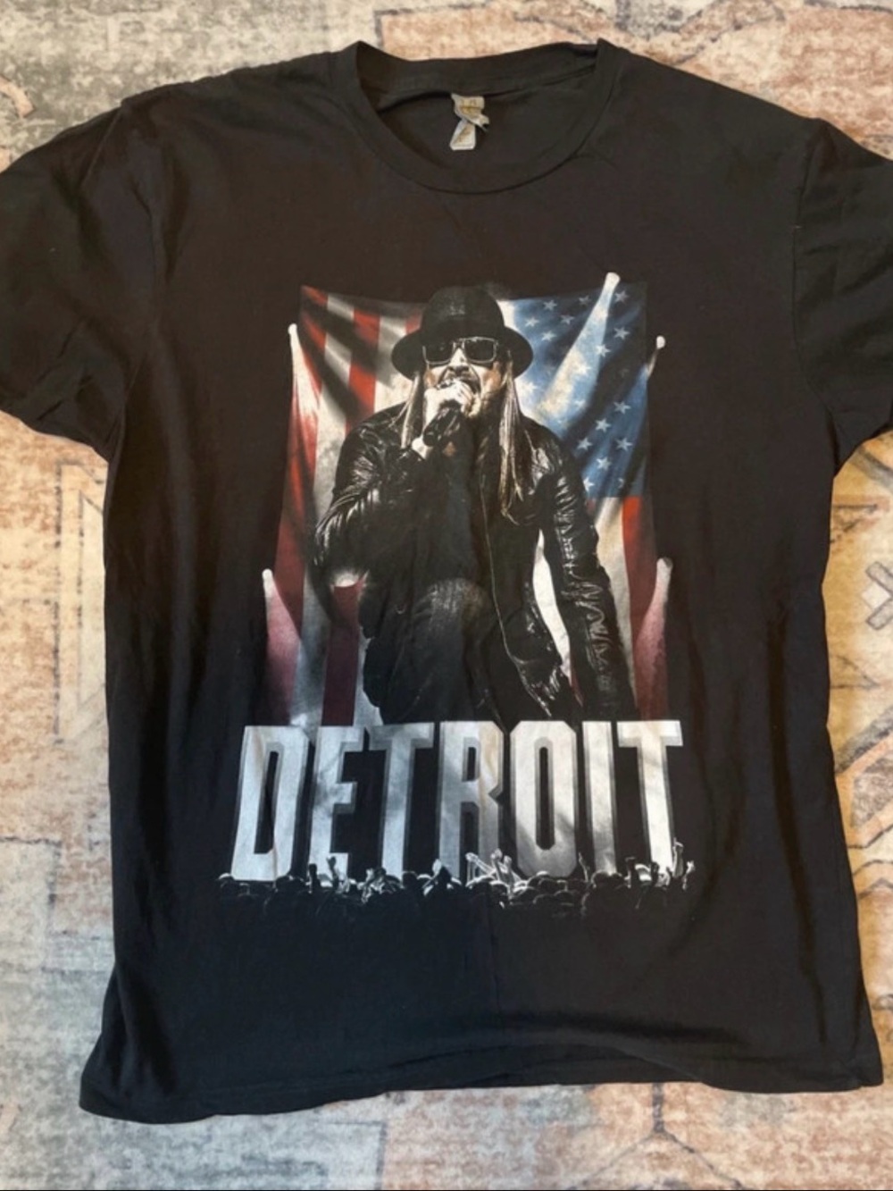 Kid Rock concert Tshirt Detroit tour 2015 rock me large